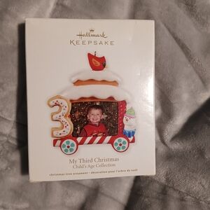 NIB HALLMARK KEEPSAKE 3RD CHRISTMAS TREE ORNAMENT